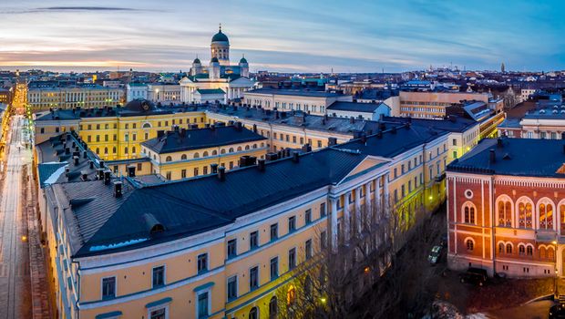 Blick über Helsinki