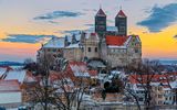 Quedlinburger Schloss im Winter