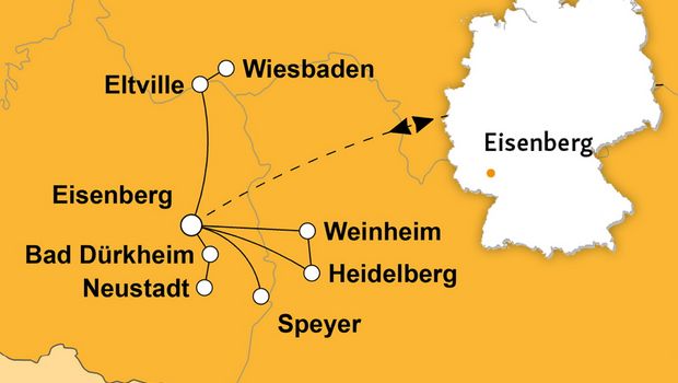 Ihre Reiseroute
