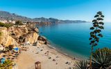 Strand Calahonda, Andalusien