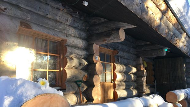 Levi, Blockhütten