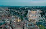 Rom, Blick auf Victor Emmanuel II Monument und Via dei Fori Imperiali