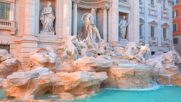 Trevi Brunnen in Rom