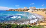 Der Goldene Strand (Golden Bay) auf Malta