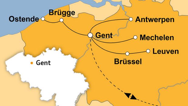 Ihre Reiseroute