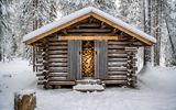 Holzhaus in Pyhä Lappland