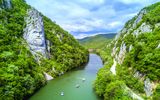 Felsskulptur Decebalus im Naturpark Eisernes Tor