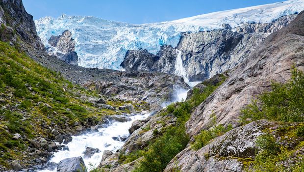 Gletscher im Folgefonna-Nationalpark