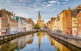 Spiegelrei Kanal in Brugge
