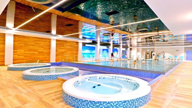Hallenbad im Hotel Hamilton