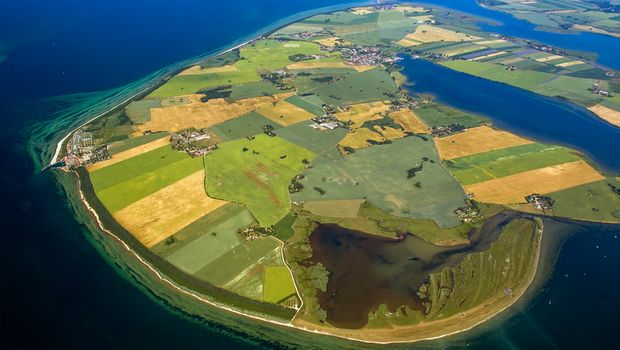 Insel Poel aus der Luft