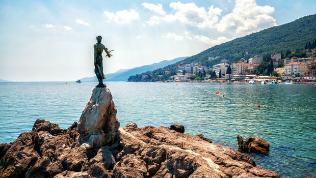 Statue in Opatija