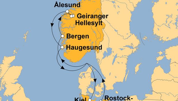 Ihre Reiseroute
