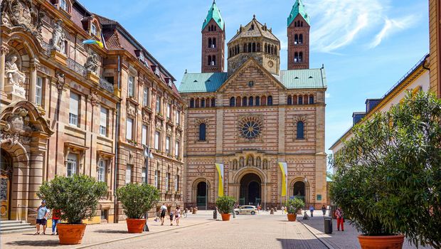 Dom, Domplatz und Stadthaus Speyer