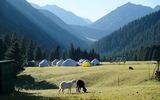 Jurten in der Region Karakol