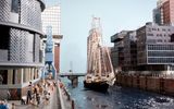 Hamburg Miniatur Wunderland, Klappbrücke mit historischem Schiff