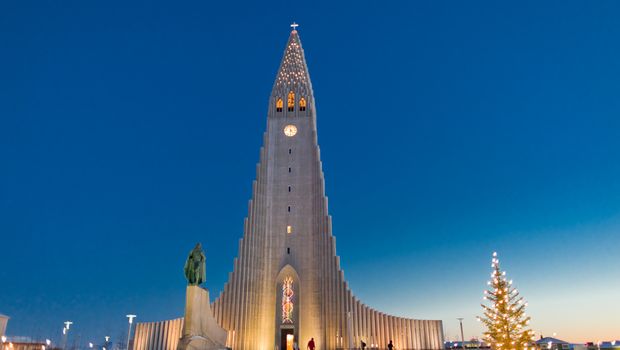Reykjavik im Winter