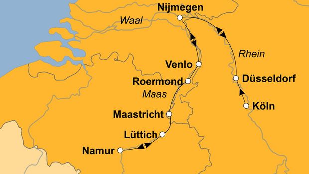 Ihre Reiseroute