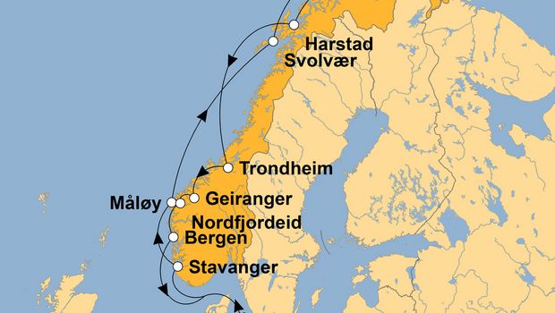 Ihre Reiseroute