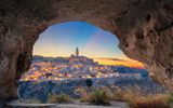 Matera, Blick auf die Altstadt