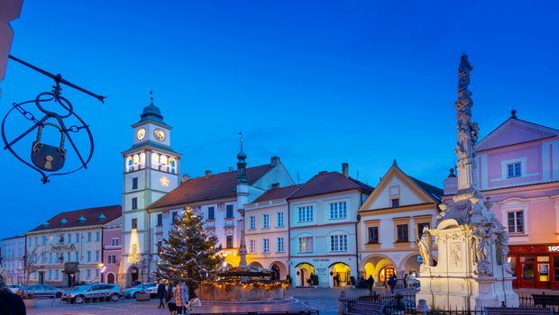 Dorf Trebon Südböhmen