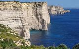 Blick auf die Klippen von Gozo