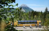Mariazellerbahn mit  Panoramawagen in Österreich