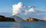 Blick auf Stromboli
