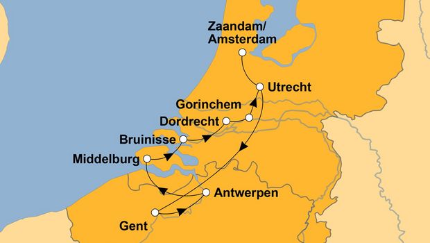 Ihre Reiseroute