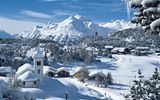 Winterpanorama bei St. Moritz