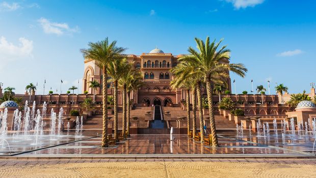Emirates Palace in Abu Dhabi