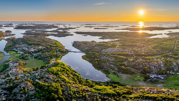 Golfplatz Fjällbacka an der schwedischen Westküste