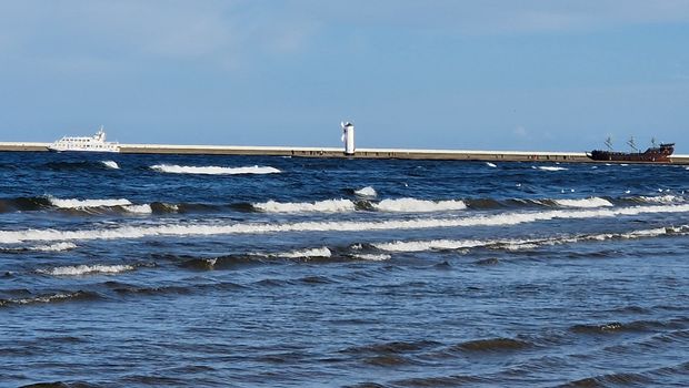 Hafeneinfahrt Swinemünde