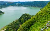 Blick auf den Furnassee, Pico do Ferro