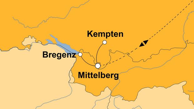Ihre Reiseroute