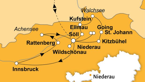 Ihre Reiseroute