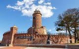 Harbor and the lighthouse in Kolobrzeg, Poland