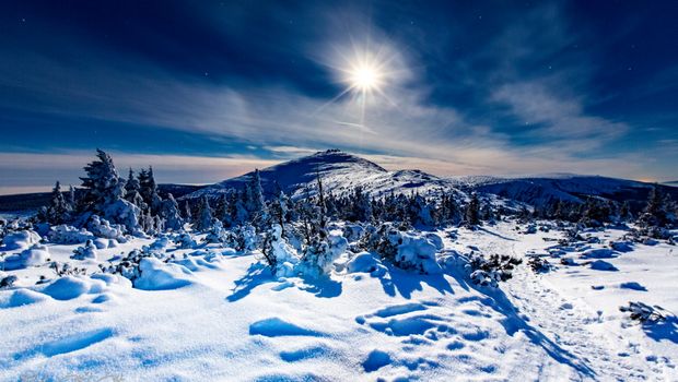 Blick zur Schneekoppe