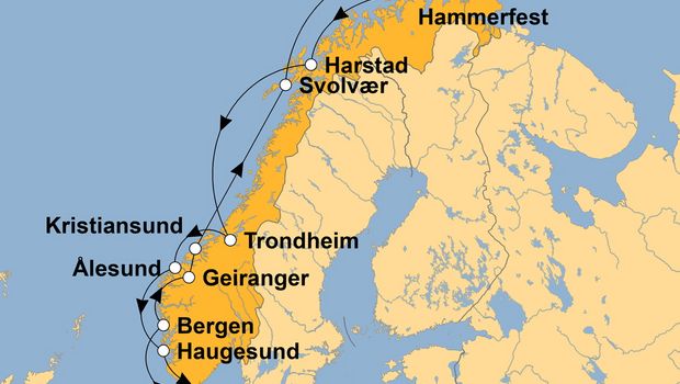 Ihre Reiseroute, Termin 26.06.2025