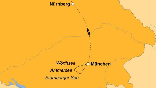 Ihre Reiseroute
