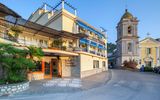 Eingang zum Hotel Piccolo Paradiso in Italien, Sorrent