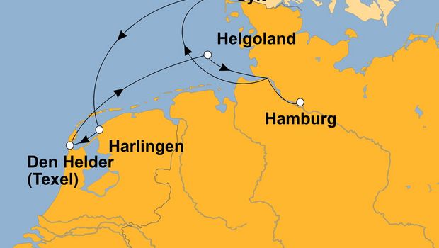 Ihre Reiseroute