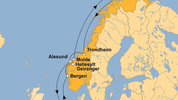 Ihre Reiseroute