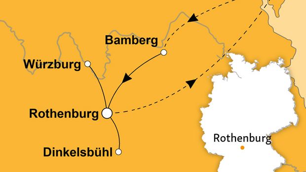 Ihre Reiseroute