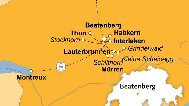 Ihre Reiseroute