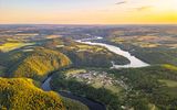 Talsperre Slapy an der Moldau