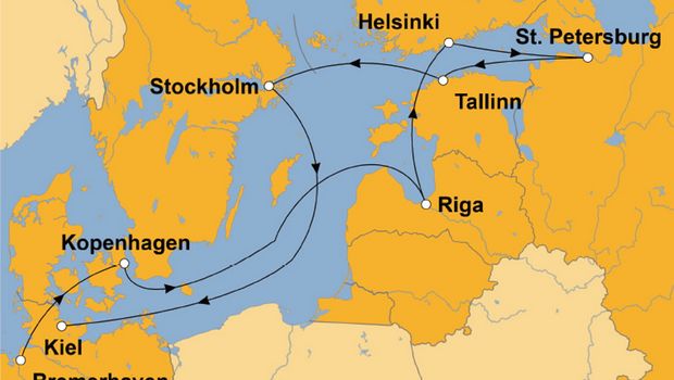 Ihre Reiseroute