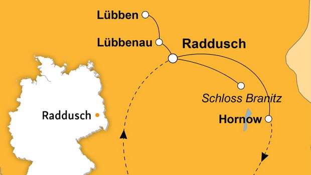 Ihre Reiseroute