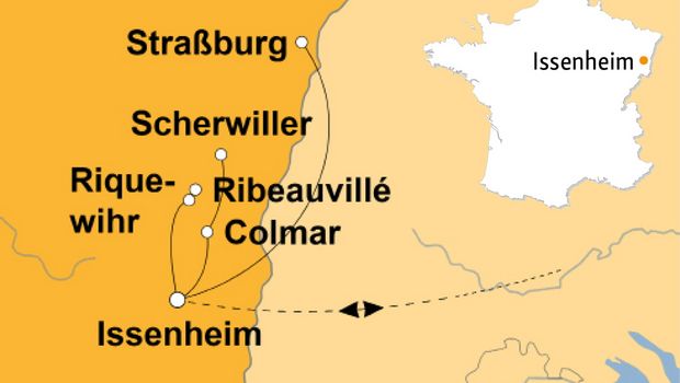 Ihre Reiseroute