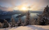 Vierwaldstättersee im Winter